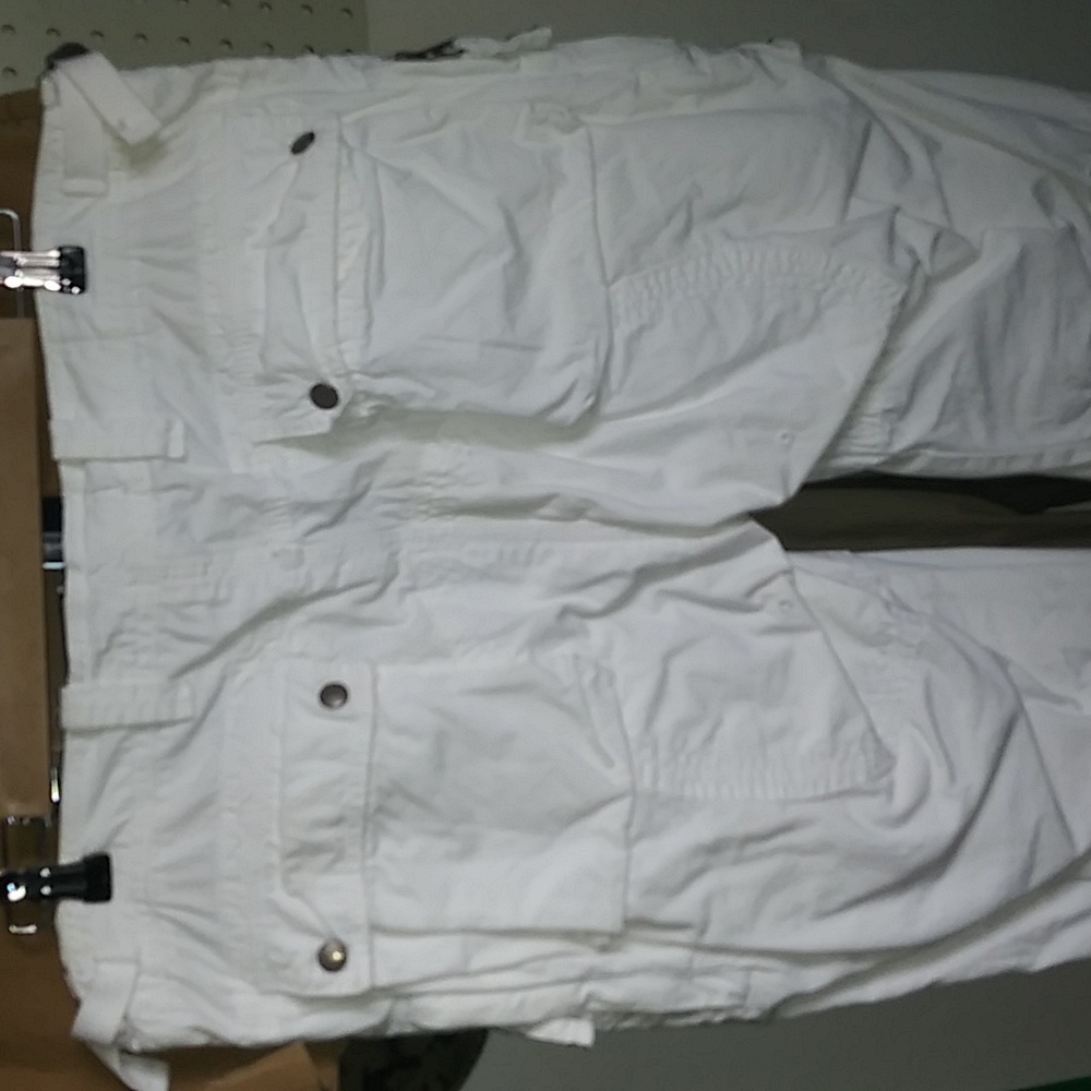 Polo Ralph Lauren Men’s Aviator Paratrooper Rare White Utility Cargo Pants-36x32 - Picture 5 of 10